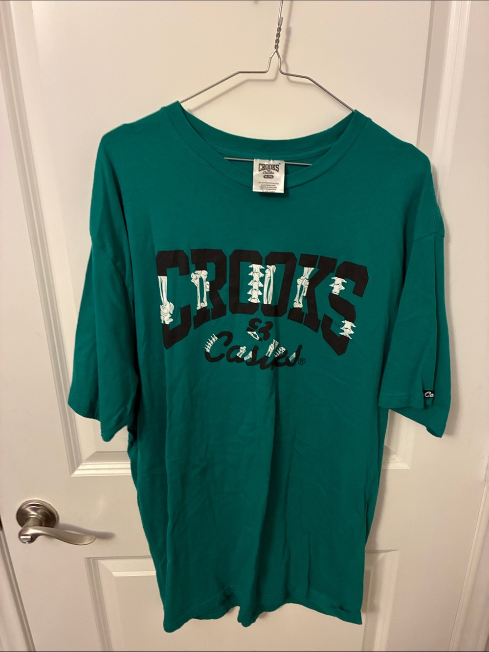 Crooks & Castles Teal Short Sleeve Logo Tee
